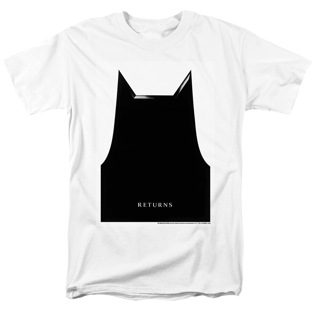 Batman Returns Bat Ears Poster Mens T Shirt White