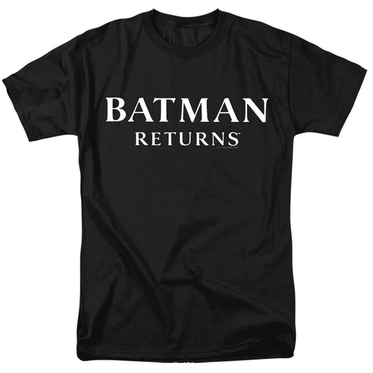 Batman Returns Logo Mens T Shirt Black