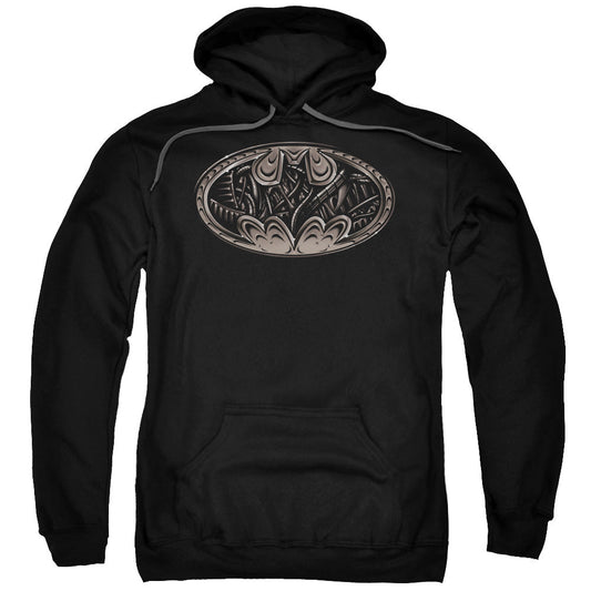 Batman Bio Mech Bat Shield Mens Hoodie Black