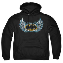 Load image into Gallery viewer, Batman Steel Wings Logo Mens Hoodie Black
