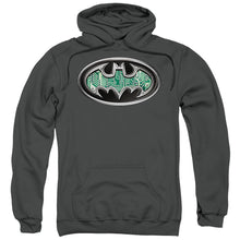 Load image into Gallery viewer, Batman Circuitry Shield Mens Hoodie Charcoal
