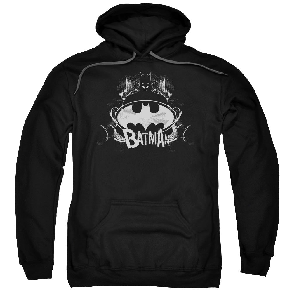 Batman Grim & Grity Mens Hoodie Black