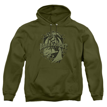 Batman Ready To Strike Mens Hoodie Military Green