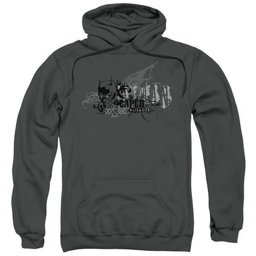 Batman Urban Crusader Mens Hoodie Charcoal