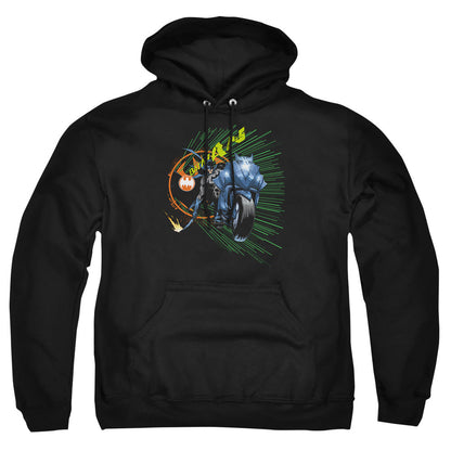 Batman Batcycle Mens Hoodie Black