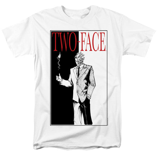 Batman Two Face Mens T Shirt White