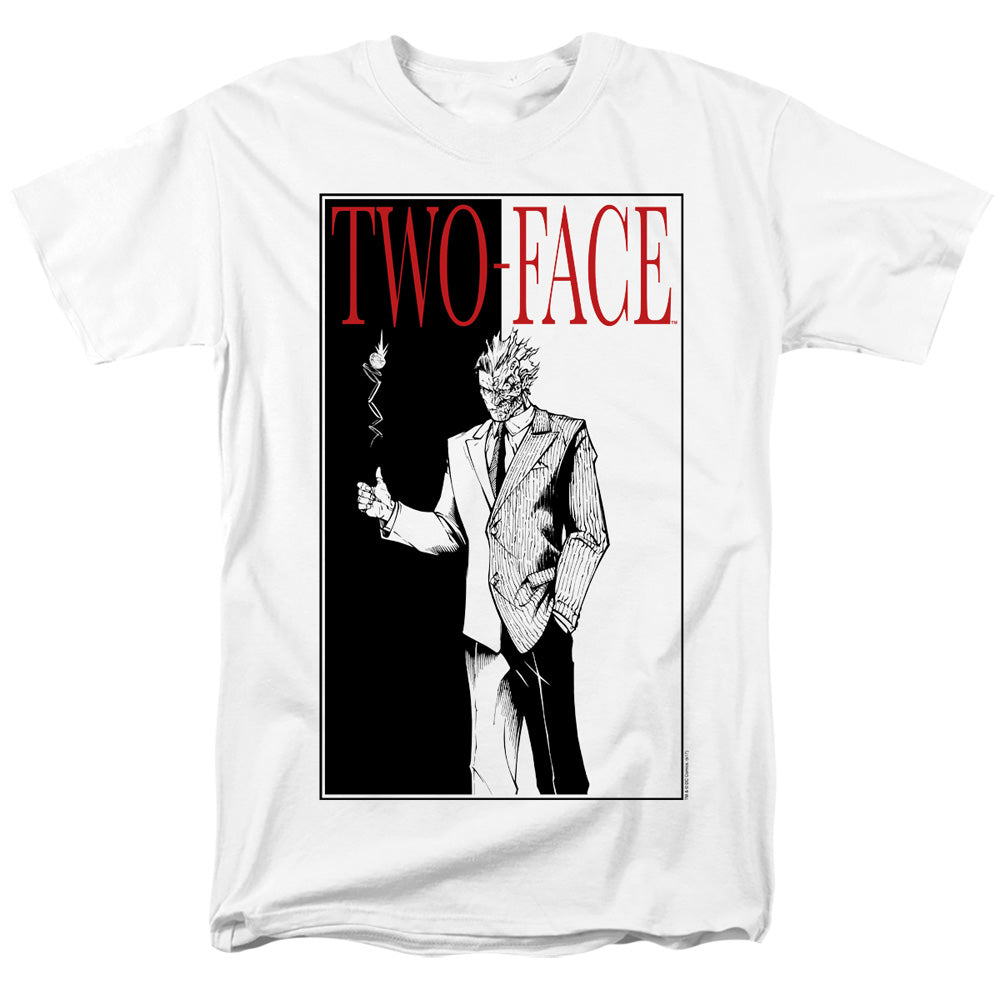 Batman Two Face Mens T Shirt White