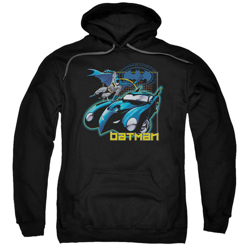 Batman Nice Wheels Mens Hoodie Black