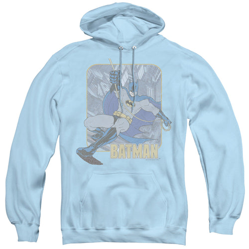 Batman Come Climb With Me Mens Hoodie Light Blue
