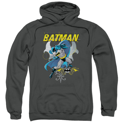 Batman Urban Gothic Mens Hoodie Charcoal