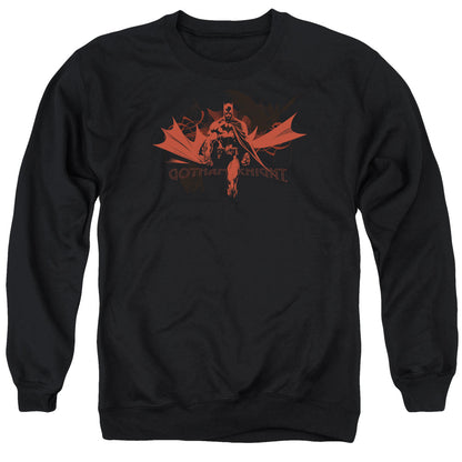 Batman Gotham Knight Mens Crewneck Sweatshirt Black