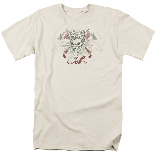 Batman The Jokes On You Mens T Shirt Cream