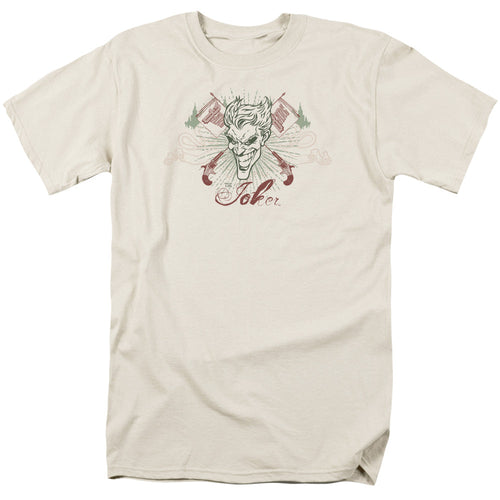 Batman The Jokes On You Mens T Shirt Cream