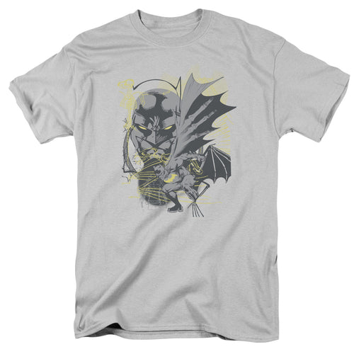 Batman Symbiotic Mens T Shirt Silver