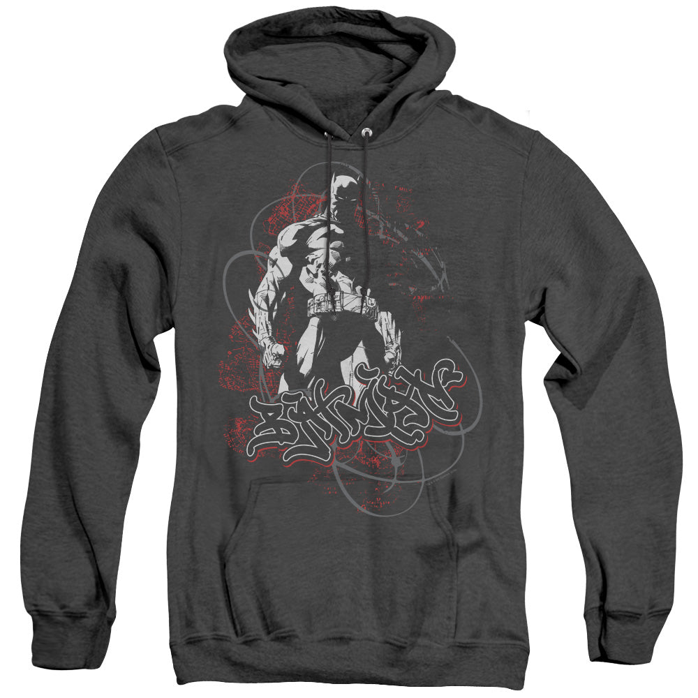 Batman Urban Gotham Heather Mens Hoodie Black