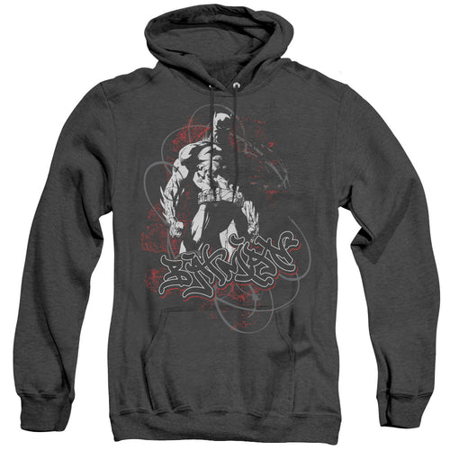 Batman Urban Gotham Heather Mens Hoodie Black