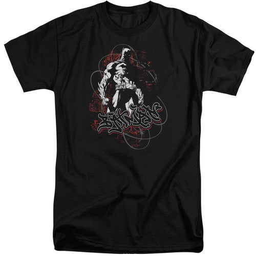 Batman Urban Gotham Mens Tall T Shirt Black
