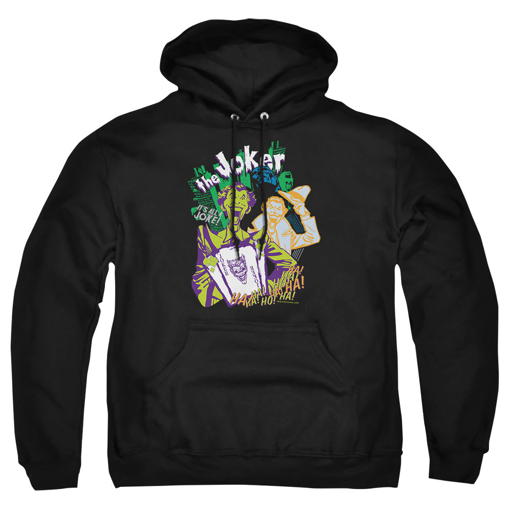 Batman Its All A Joke Mens Hoodie Black