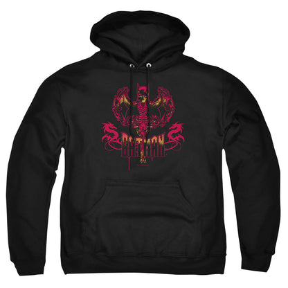 Batman Heart Of Fire Mens Hoodie Black