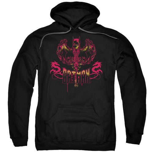 Batman Heart Of Fire Mens Hoodie Black
