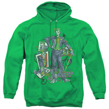 Load image into Gallery viewer, Batman Wild Cards Mens Hoodie Kelly Green
