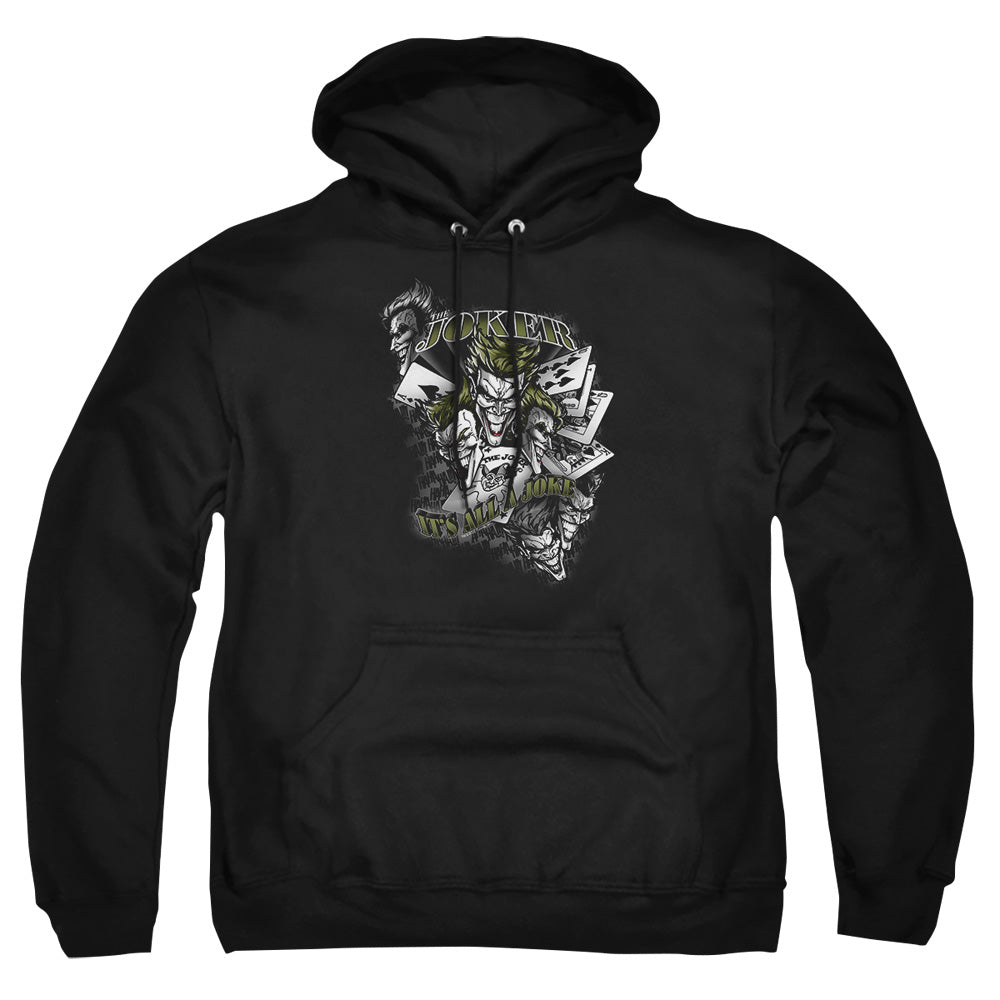 Batman Its All A Joke Mens Hoodie Black