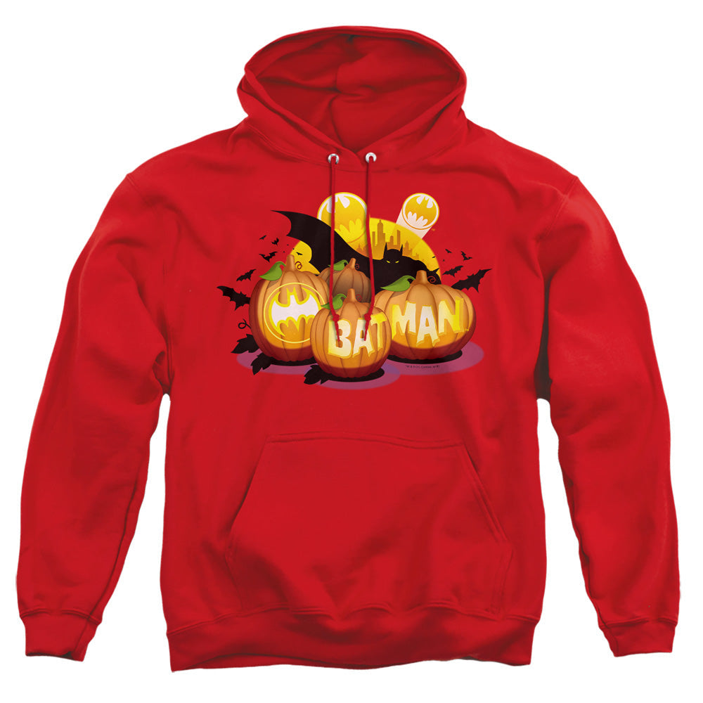 Batman Bat O Lanterns Mens Hoodie Red