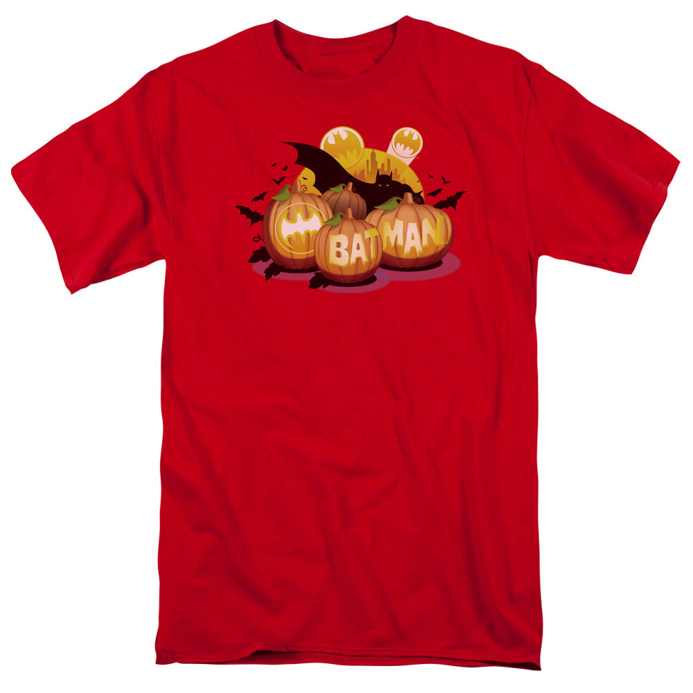 Batman Bat O Lanterns Mens T Shirt Red