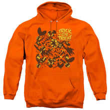 Load image into Gallery viewer, Batman Trick Or Treat Collage Mens Hoodie Orange
