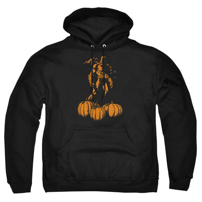 Batman A Bat Among Pumpkins Mens Hoodie Black