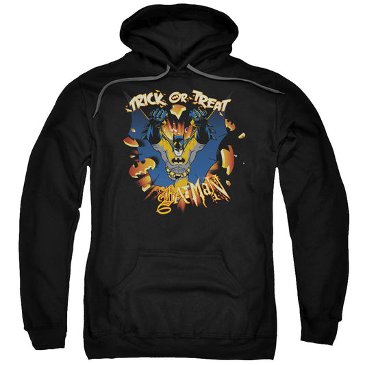 Batman Pumpkin Burst Mens Hoodie Black