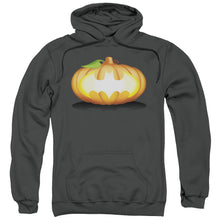 Load image into Gallery viewer, Batman Bat Pumpkin Logo Mens Hoodie Charcoal
