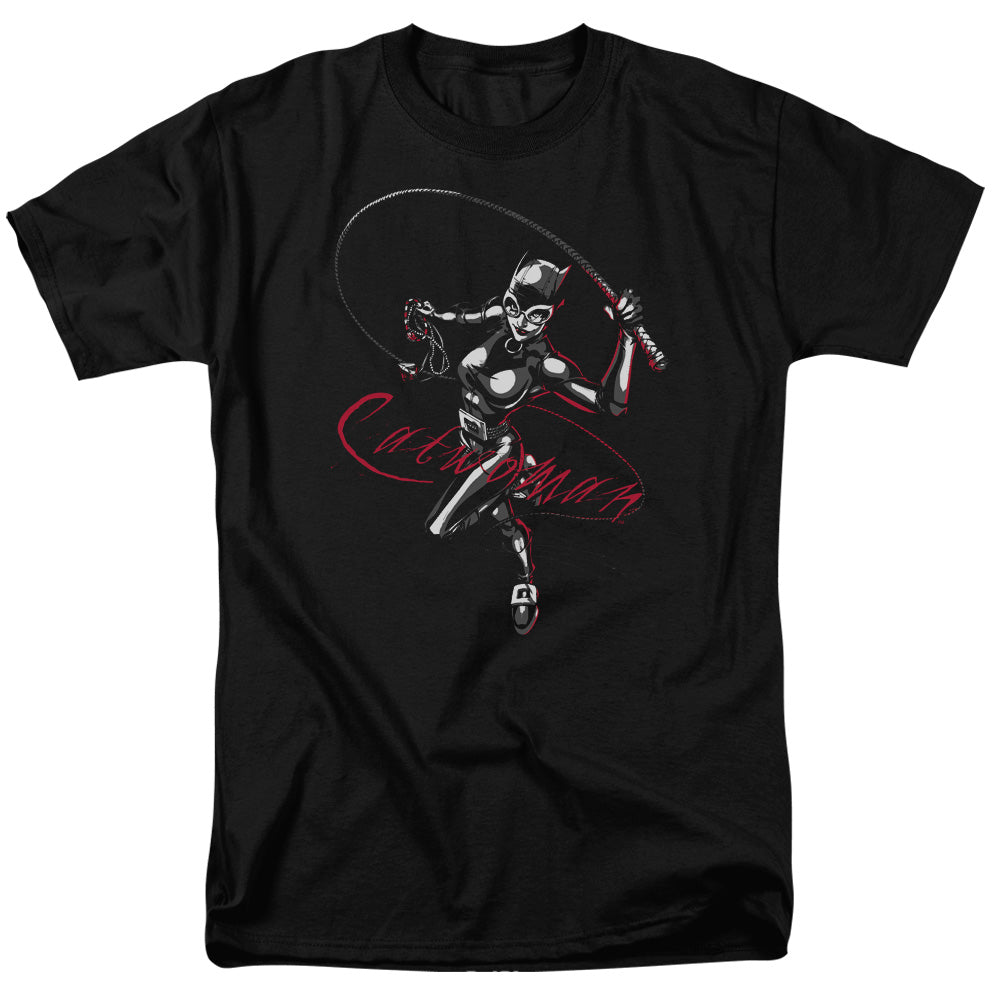 Batman Kitten With A Whip Mens T Shirt Black