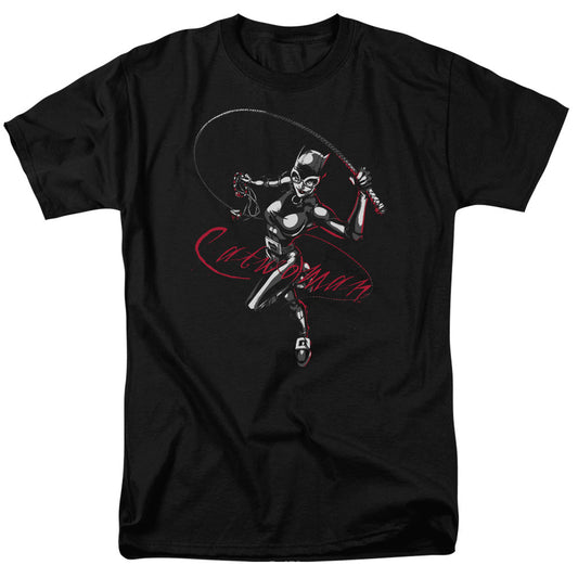 Batman Kitten With A Whip Mens T Shirt Black