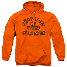 Load image into Gallery viewer, Batman Property Of Arkham Mens Hoodie Orange
