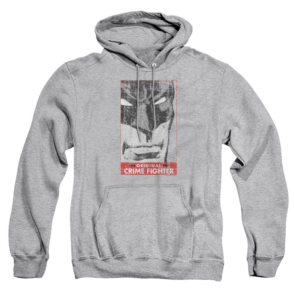 Batman Orginal Crime Fighter Mens Hoodie Athletic Heather