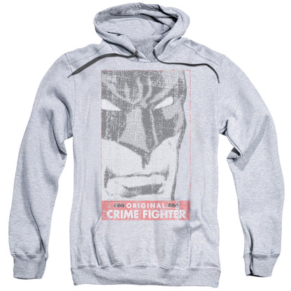 Batman Orginal Crime Fighter Mens Hoodie Athletic Heather