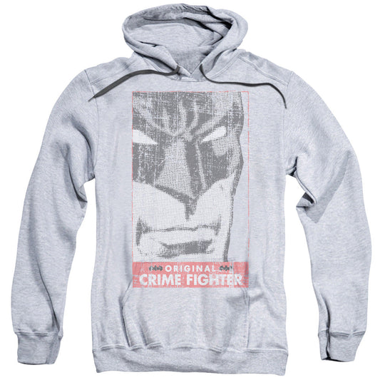 Batman Orginal Crime Fighter Mens Hoodie Athletic Heather