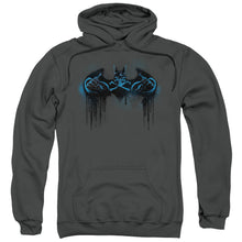 Load image into Gallery viewer, Batman Run Away Mens Hoodie Charcoal
