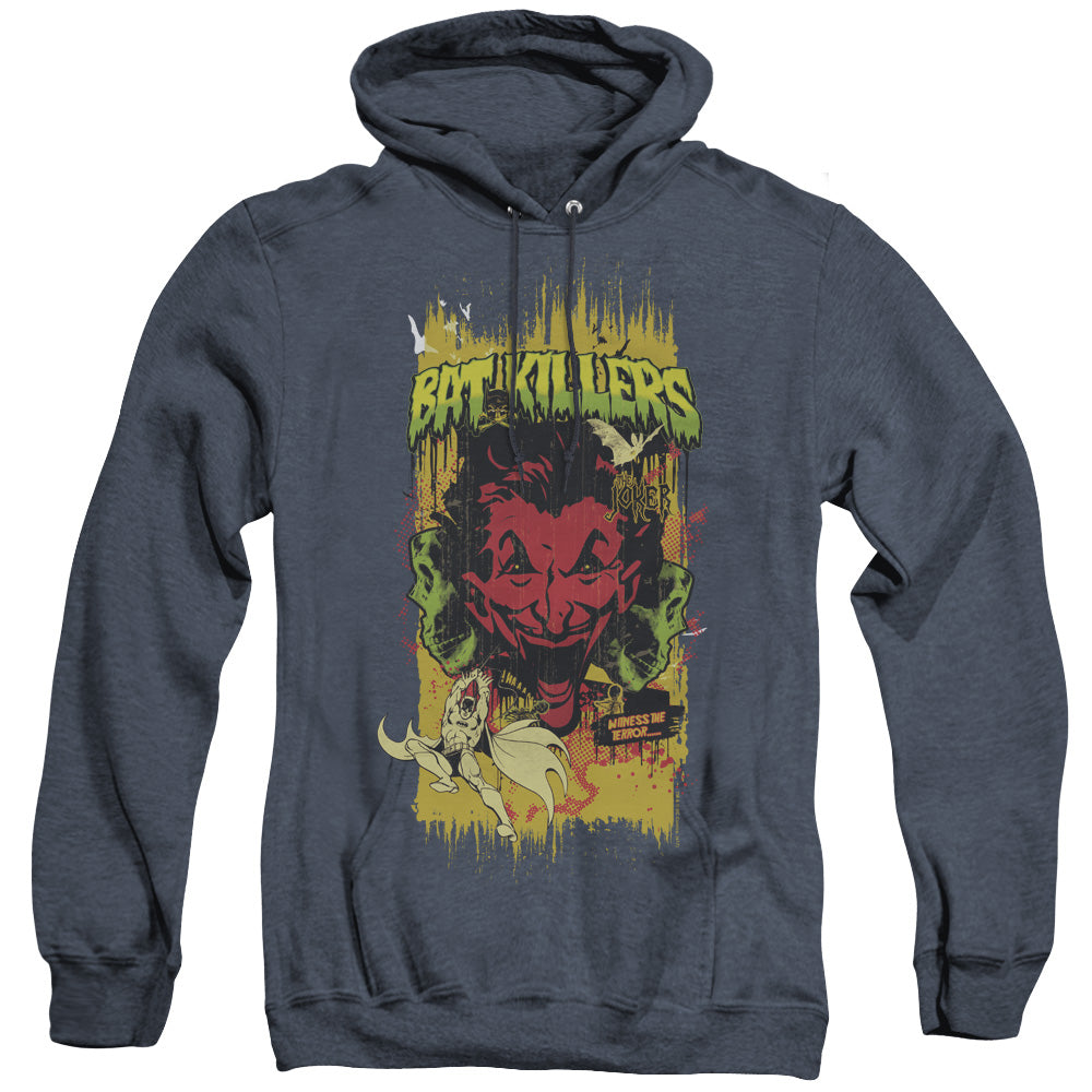 Batman Bat Killers 2 Heather Mens Hoodie Navy