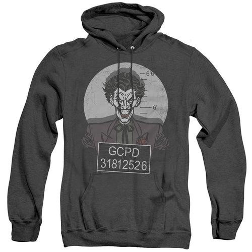 Batman Busted! Heather Mens Hoodie Black