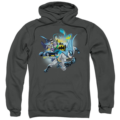 Batman Call Of Duty Mens Hoodie Charcoal