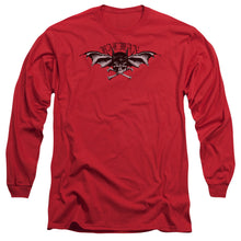 Load image into Gallery viewer, Batman Wings Of Wrath Mens Long Sleeve Shirt Red
