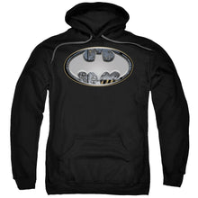 Load image into Gallery viewer, Batman Steel Wall Shield Mens Hoodie Black
