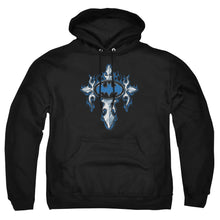 Load image into Gallery viewer, Batman Gothic Steel Logo Mens Hoodie Black
