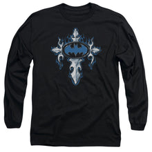 Load image into Gallery viewer, Batman Gothic Steel Logo Mens Long Sleeve Shirt Black
