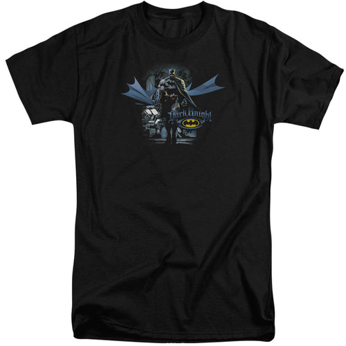 Batman From The Depths Mens Tall T Shirt Black