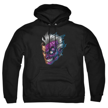 Batman Just Face Mens Hoodie Black