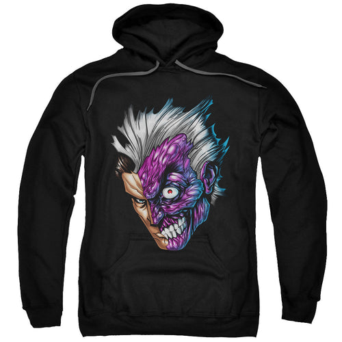Batman Just Face Mens Hoodie Black