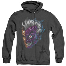 Load image into Gallery viewer, Batman Just Face Heather Mens Hoodie Black

